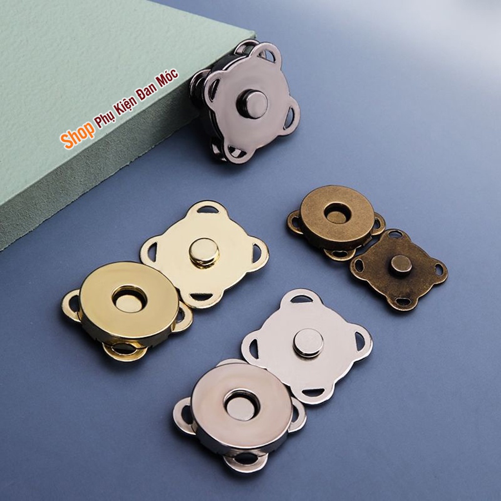 Nút Hít Khâu Tay Nam Châm Chắc Chắn - Phụ Kiện Làm Túi/ Xách/ Ví