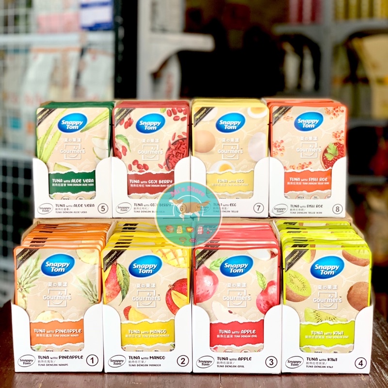 PATE SNAPPY TOM TRÁI CÂY CAO CẤP DÀNH CHO MÈO 70GR - Mixo Pet Town