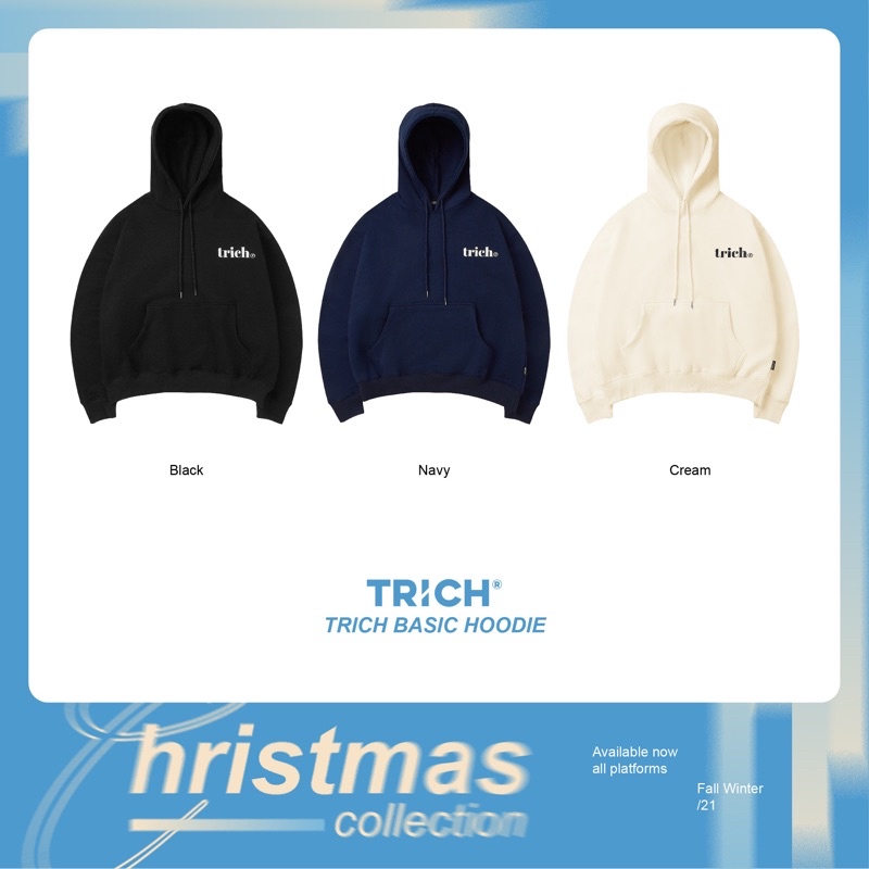 [CHĨNH HÃNG TRICH] TRICH BASIC HOODIE (Áo nỉ hoodie)