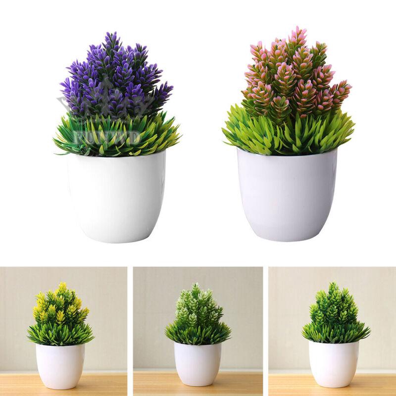 Artificial Potted Plant Simulation Plastic Realistic Bonsai Tree Office Table Desk Decoration Wedding Creative