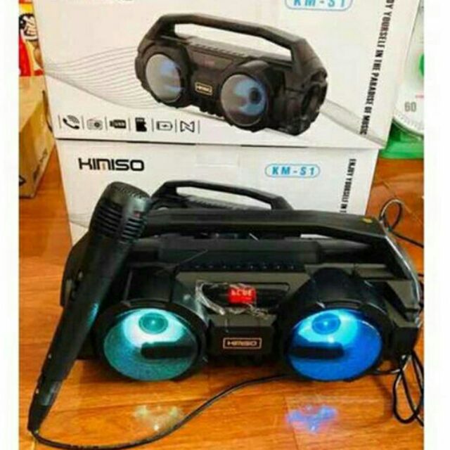 Loa Bluetooth hát karaoke