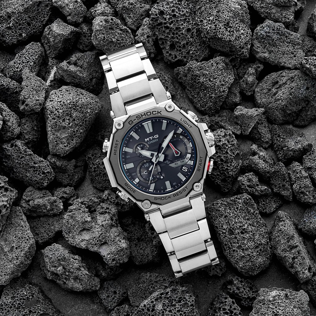 Đồng Hồ Casio Nam Dây Thép Không Ghỉ GSHOCK MTG-B2000D-1ADR Chính Hãng