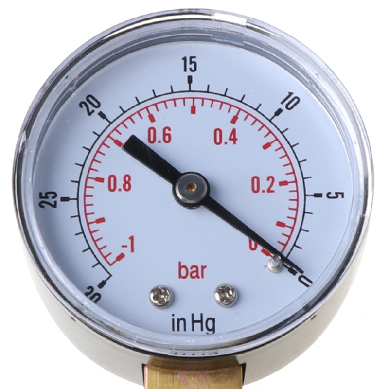 Đồng Hồ Đo Áp Suất Chân Không 1 / 8 "- 1 / 0 Bar - 30" Hg 52mm Chuyên Dụng