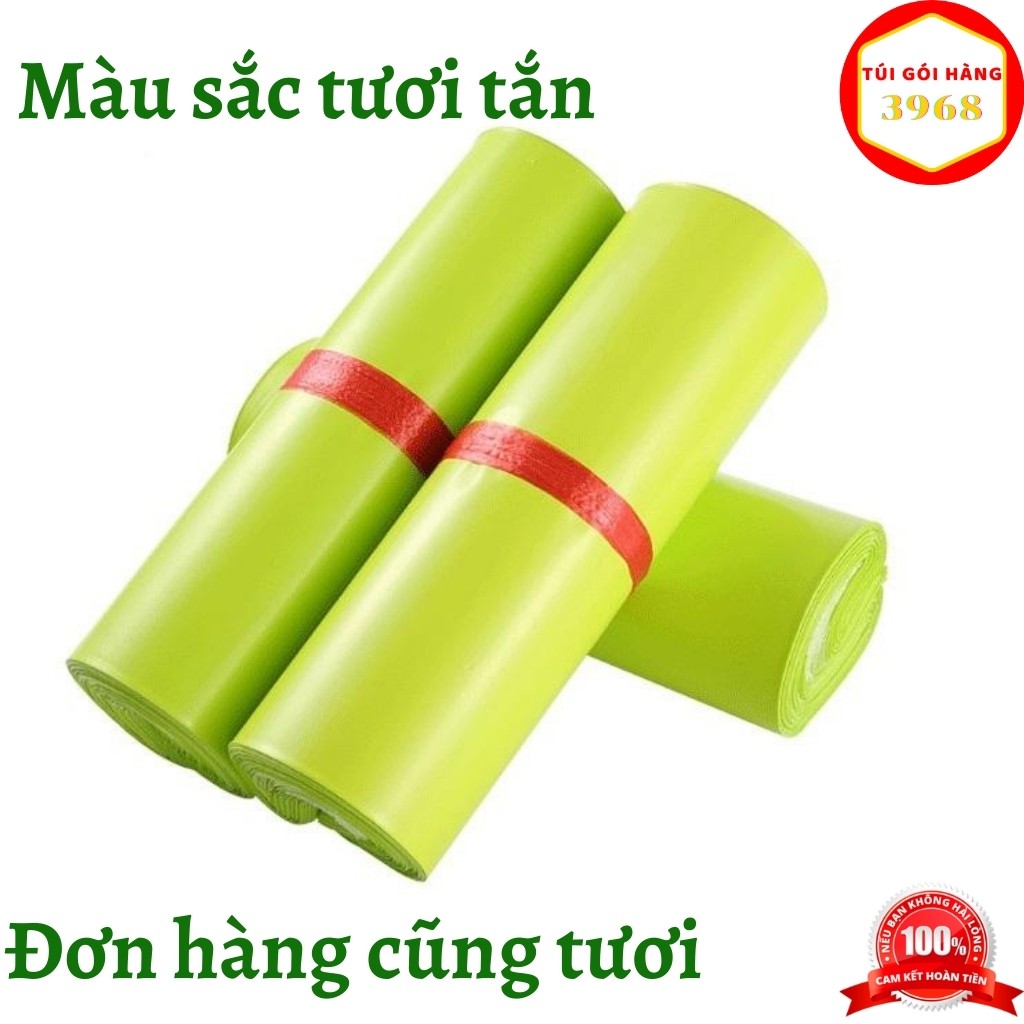 Túi gói hàng [FREESHIP] Túi gói hàng niêm phong cao cấp size 25 x 35 màu xanh lá