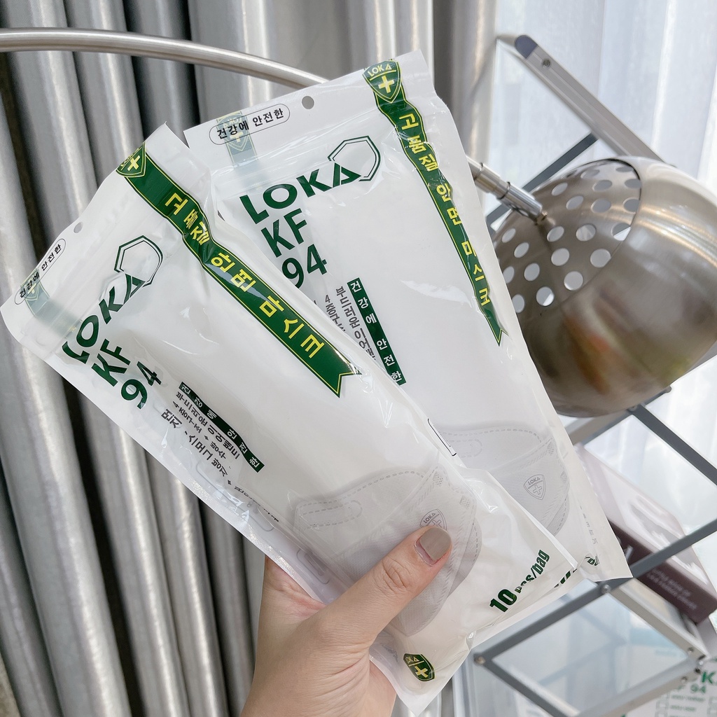 Thùng khẩu trang loka kf94 4 lớp thùng 300 chiếc chống bụi kháng khuẩn