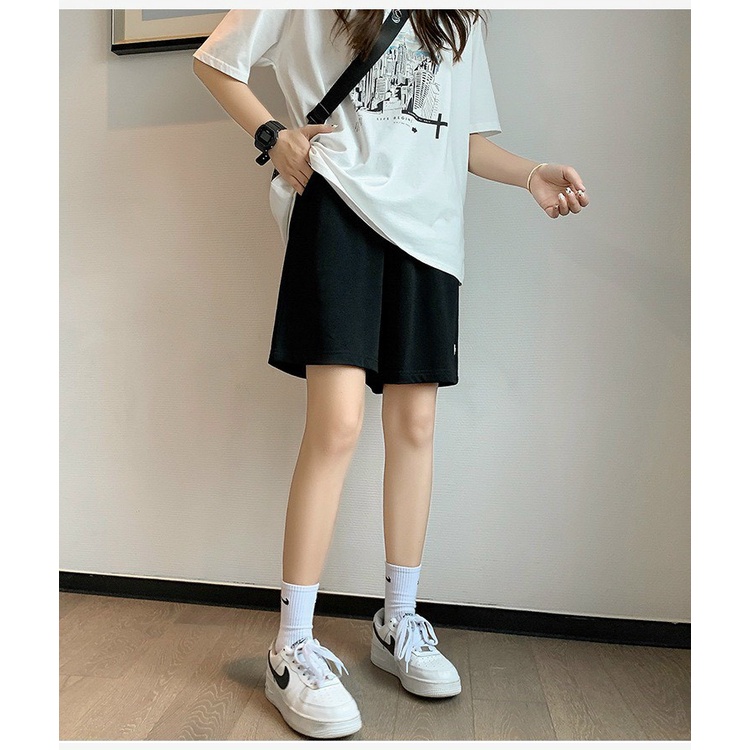 Quần short nam nữ LOGO CKKOK mặc ở nhà đi chơi mang phong cách trẻ trung năng động
