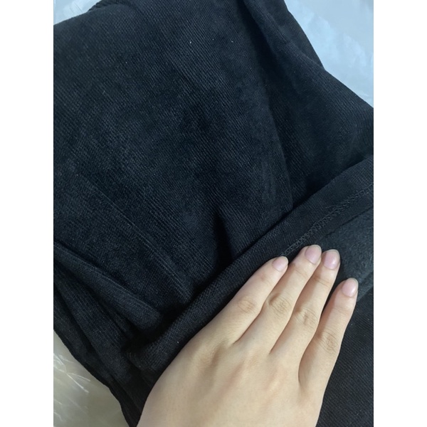 Q05 Quần ống suông lót lông kèm ảnh thật