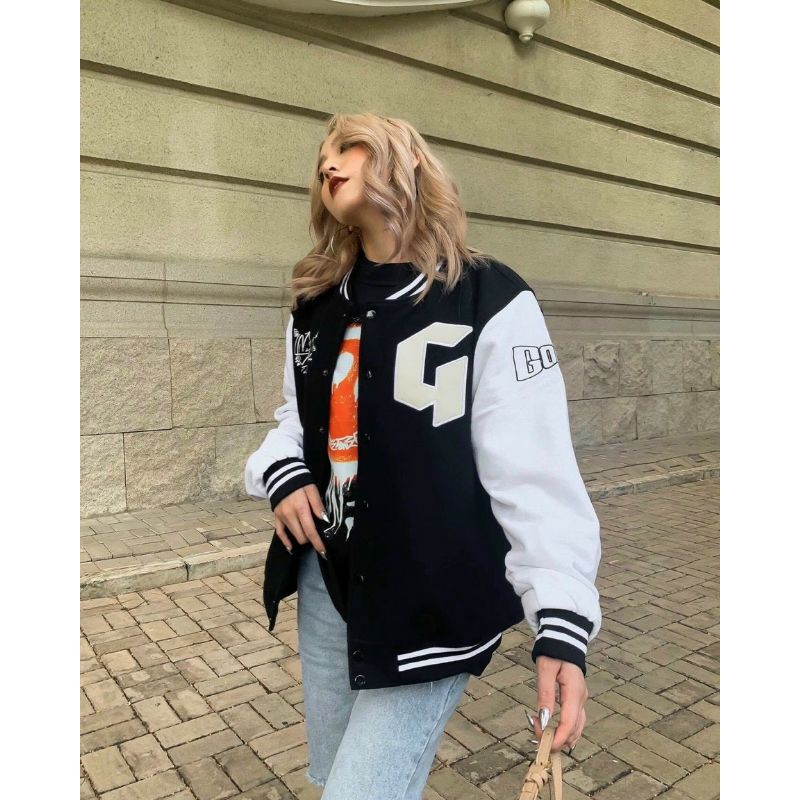 Áo khoác Bomber GonZ Ulzzang Unisex Form Rộng - Sayhey Clothing