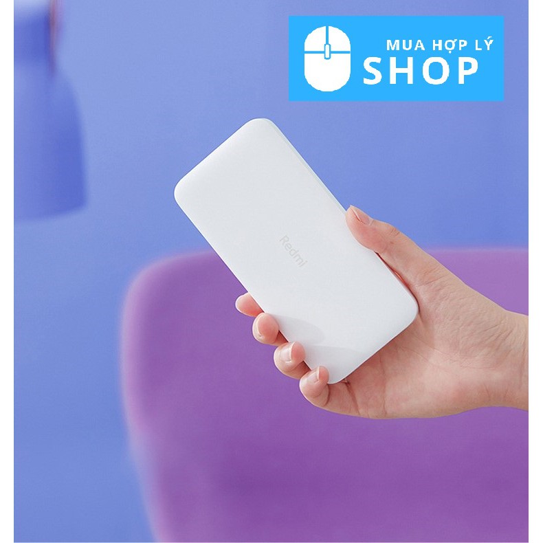Pin Sạc Dự Phòng Xiaomi Redmi 10000mAh Siêu Mỏng Nhỏ Gọn - HÀNG NHẬP KHẨU