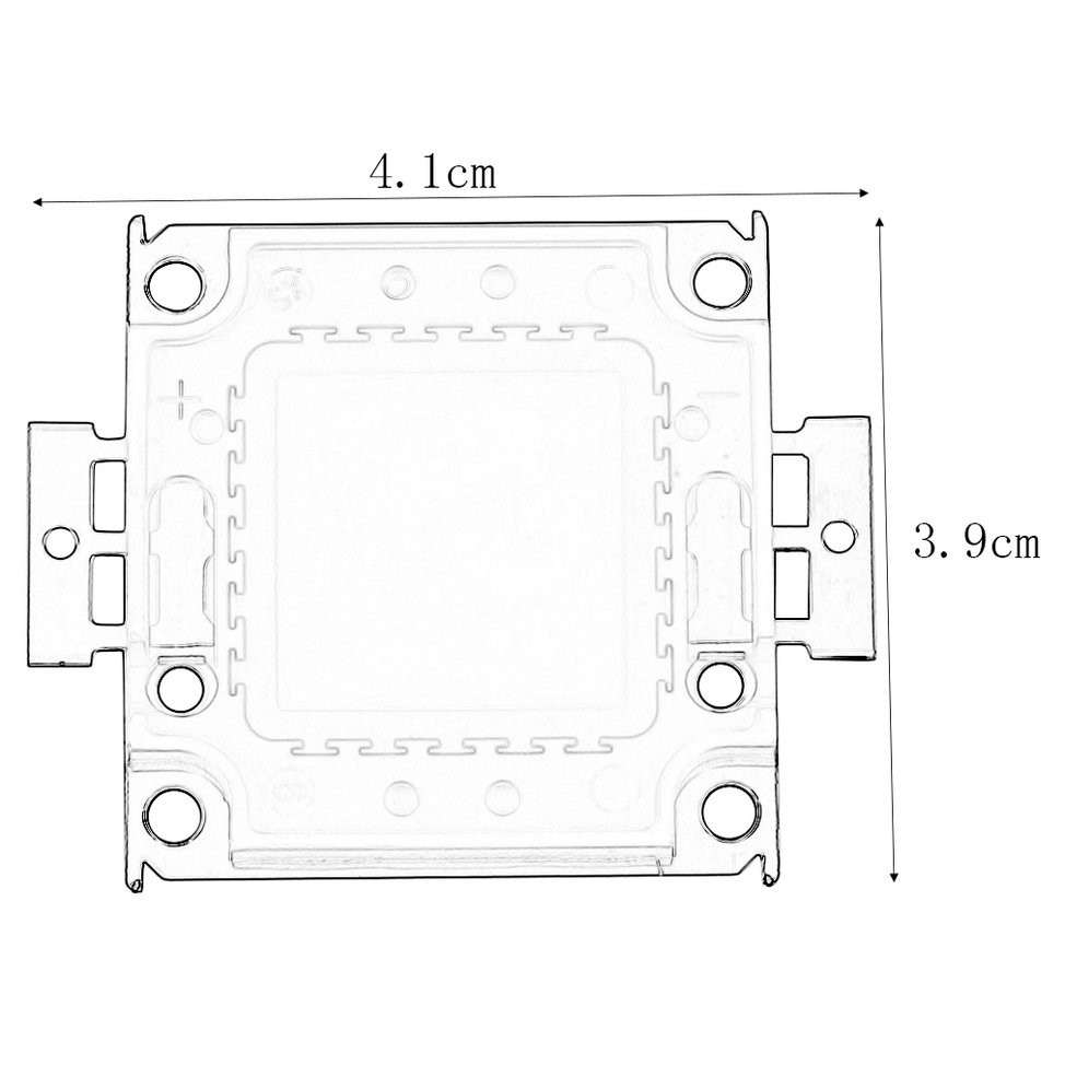 Đèn LED TMR1 ánh sáng màu trắng ấm 50W 5000LM dùng cho ngoài trời