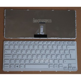 Bàn phím laptop Sony Vaio SVE14 SVE141 SVE14A – SVE14 TRẮNG ZIN