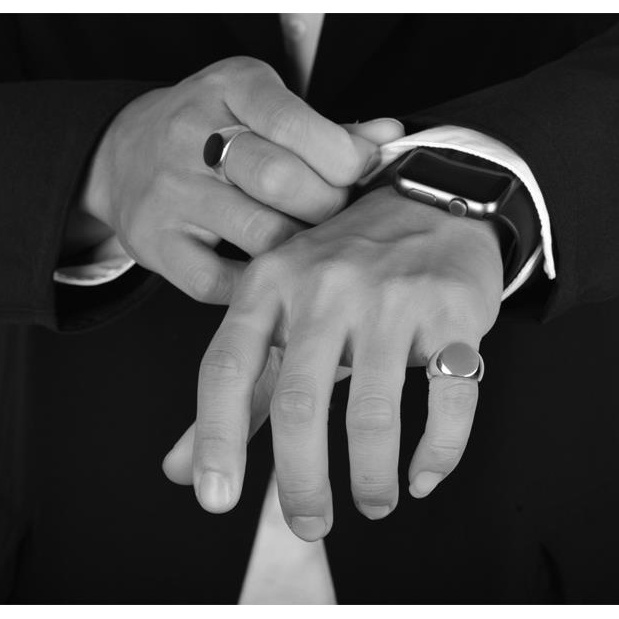 Nhẫn Thời trang hợp kim Titanium Libery bản ngón út  - Mẫu N033