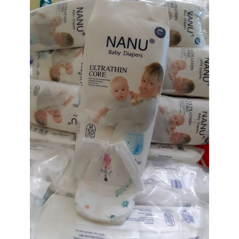 [GIÁ RẺ NHẤT] Bỉm quần nanu / M /L /XL / XXL / XXXL 50 miếng