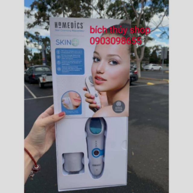 Máy rửa mặt massage  Homedics