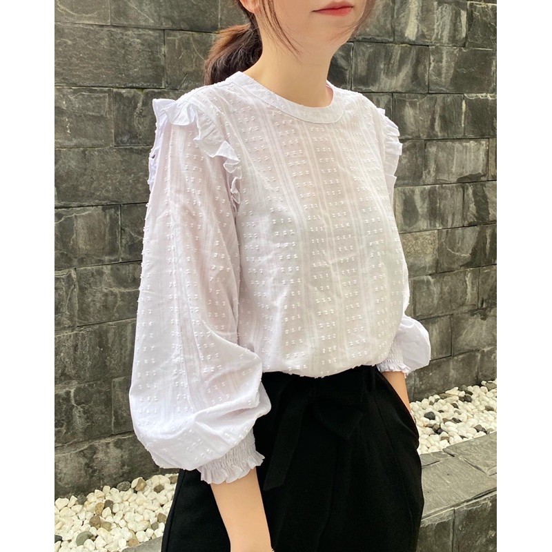 Áo kiểu RUCHAN