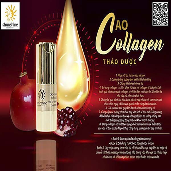 Shunshine Cosmetics cao collagen thảo dược làm đẹp da, da săn chắc, căng bóng ngậm nước ẩm | BigBuy360 - bigbuy360.vn