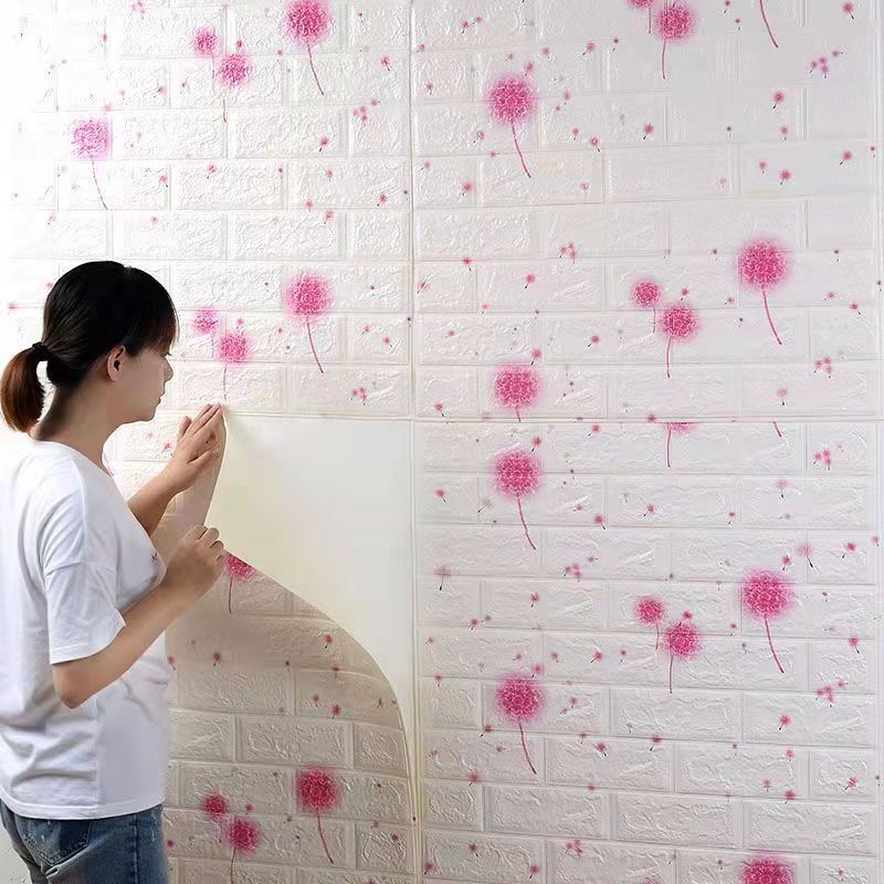 Hình nền Dinding Wall Sticker Gạch Foam Hình nền không thấm nước Thiết kế trang trí nội thất cho phòng ngủ | BigBuy360 - bigbuy360.vn