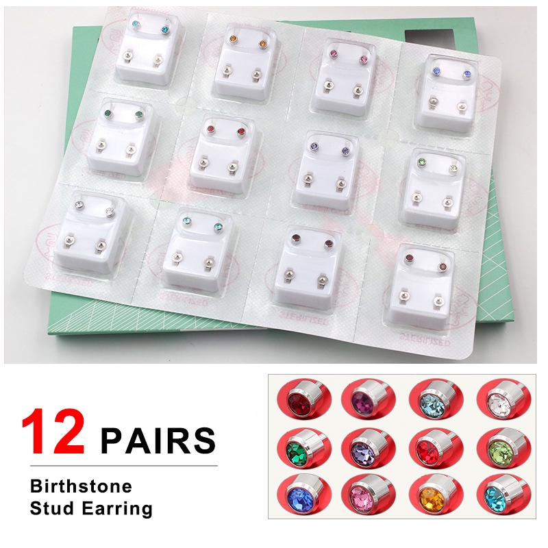 Bộ DụNg Cụ Xỏ Khuyên Tai Chuyên NghiệP - 12 CáI