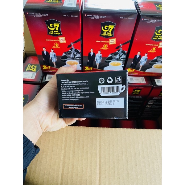 [Có Tem] Cà Phê Sữa Hoà Tan G7 hộp 18 gói x 16g