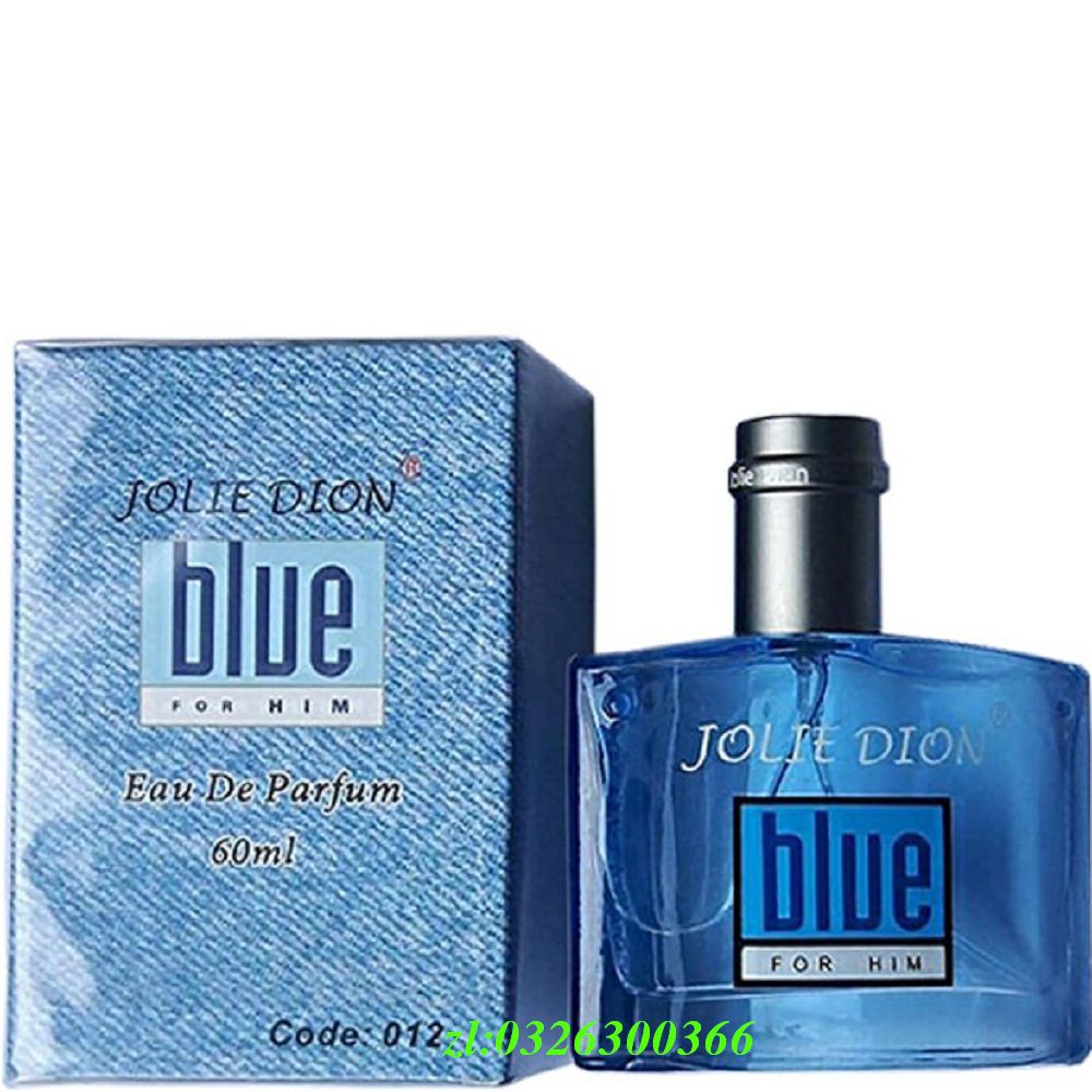 Nước Hoa Nam 60Ml Jolie Dion Blue For Him Eau De Parfum Natural Spray,Chính Hãng.