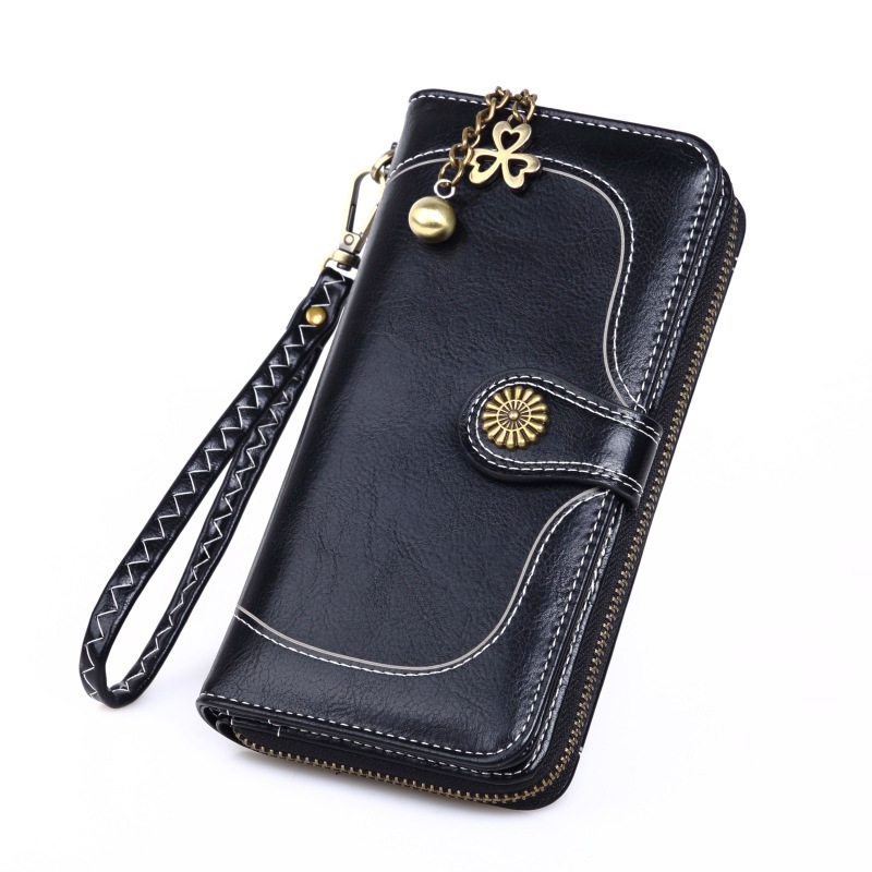 Ví JASMIN NOIR Da PU Dáng Dài Thời Trang Cho Nữ
