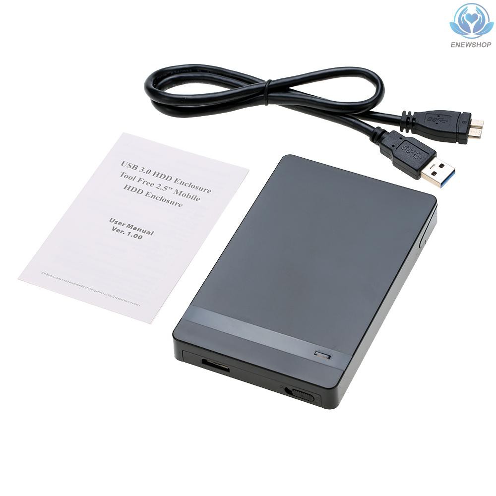 Hộp Đựng Ổ Cứng Hdd 2.5 &quot;sata Sang Usb 3.0 6gbps Kèm Phụ Kiện