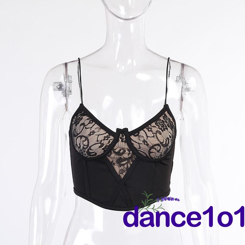 Áo hai dây cổ chữ V màu sắc nhã nhặn quyến rũ cho nữ