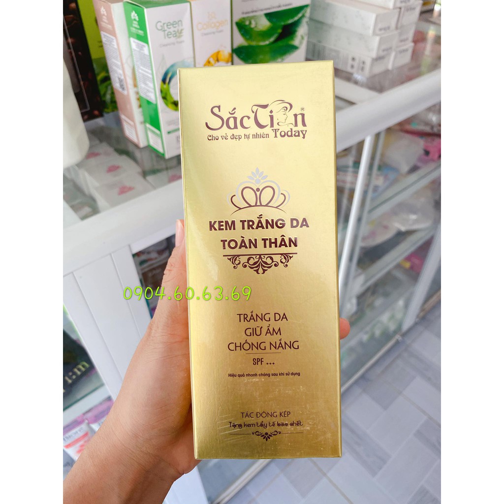 Kem Trắng Da Toàn Thân Body SẮC TIÊN 150ml Dạng Tuýp