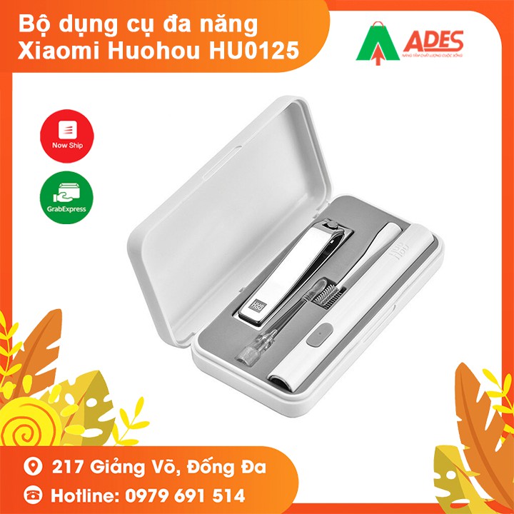 Bộ dụng cụ cắt, dũa móng tay, ngoáy tai đa năng Xiaomi Huohou HU0125 - Hàng chính hãng