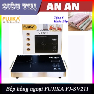 Bếp hồng ngoại đơn fujika fj-sv211 - bếp điện hồng ngoại cảm ứng tặng 5 khăn bếp