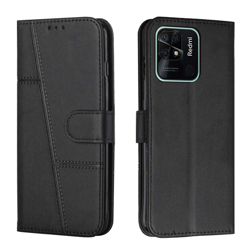 Bao Da Điện Thoại Nắp Lật Từ Tính Thiết Kế Ghép Nối Cho Xiaomi Redmi 10 10C 10A 11A 12C