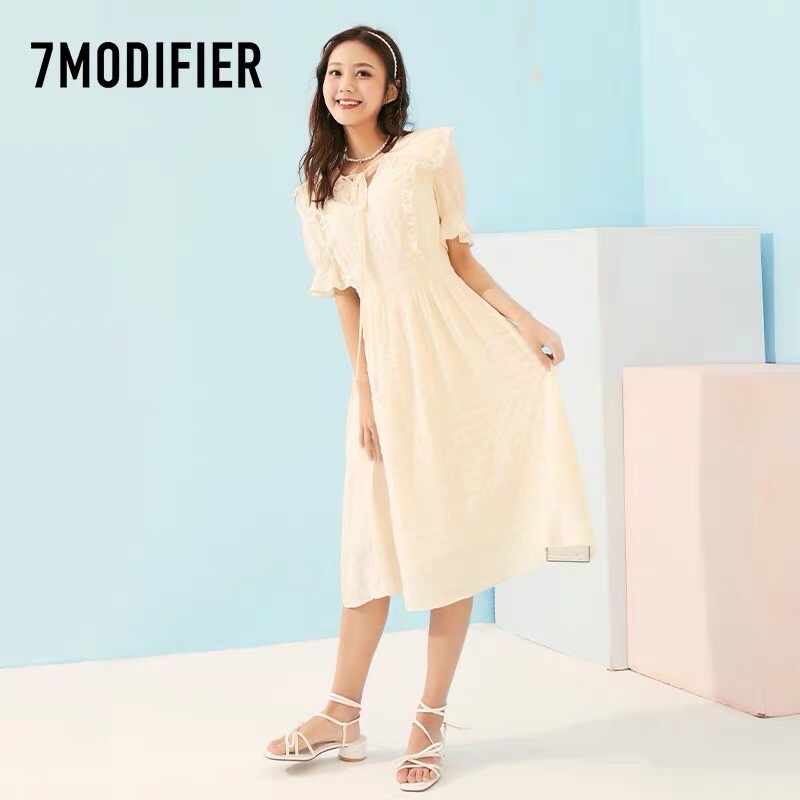 Đầm voan màu 7MODIFIER