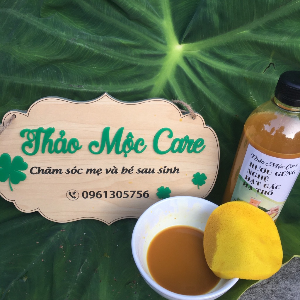 Rượu gừng nghệ hạt gấc hạ thổ