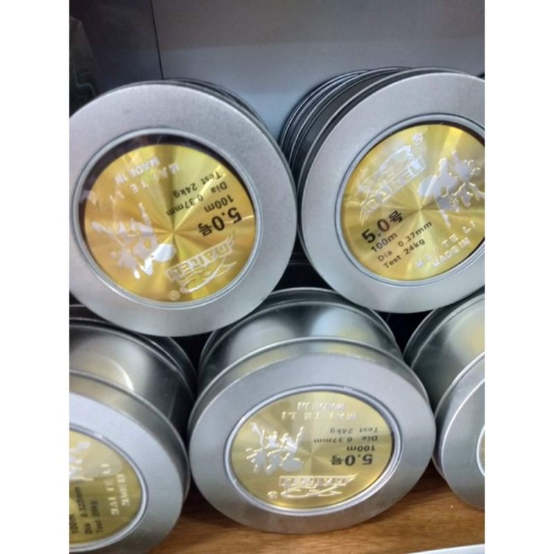 Cước Câu Cá Hộp Sắt Chính Hãng Meitali Cuộn 100m--- chuyên Buộc Link,Buộc Thẻo Câu Cá