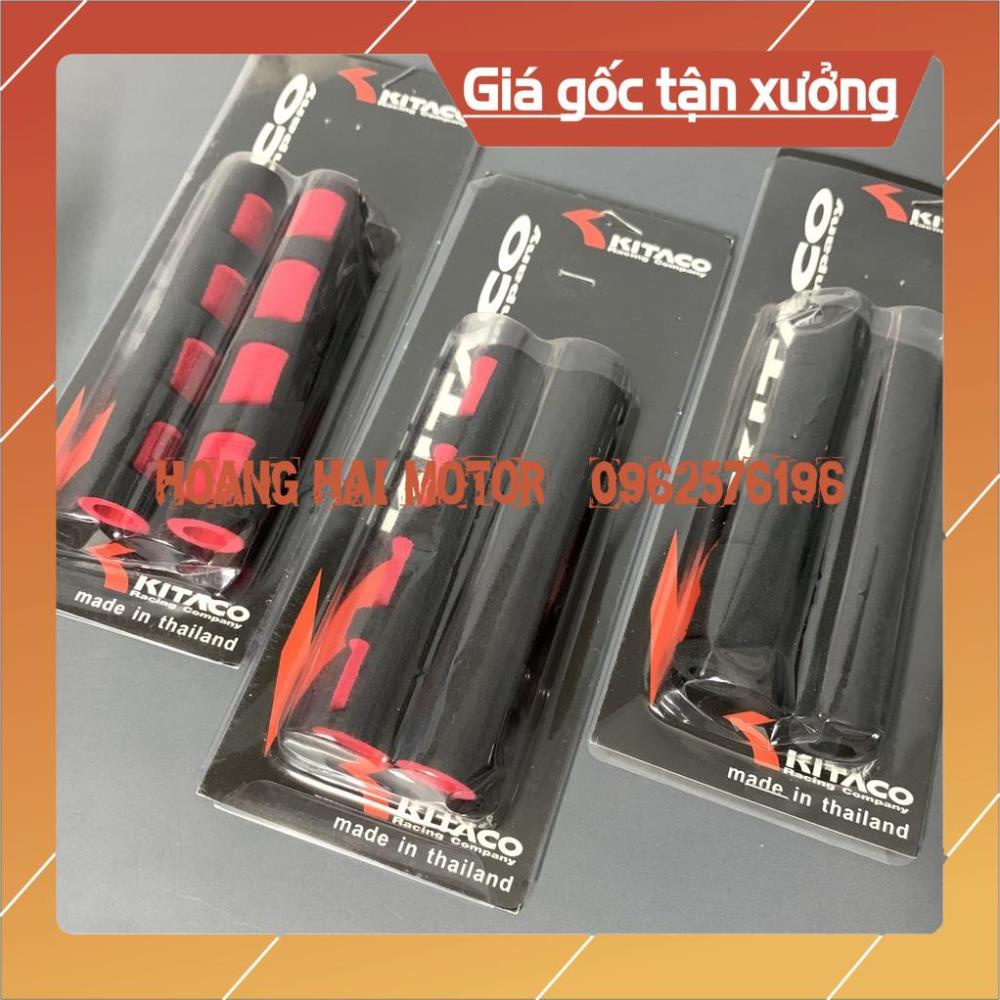 Cặp mút bọc tay thắng xe máy, chống chơn trượt - 2 màu đỏ đen