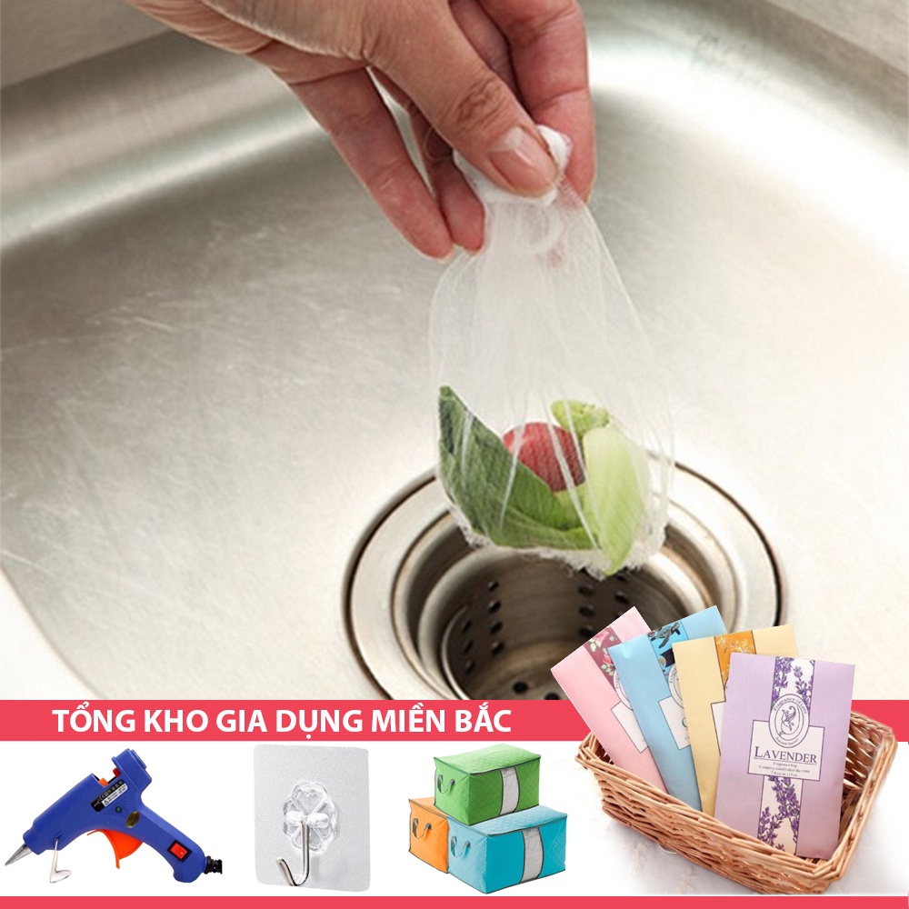 [Tổng Kho Sỉ] Combo 100/200/60 Túi Lưới Lọc Rác Bồn Chậu Rửa Chén, Bát Tiện Lợi