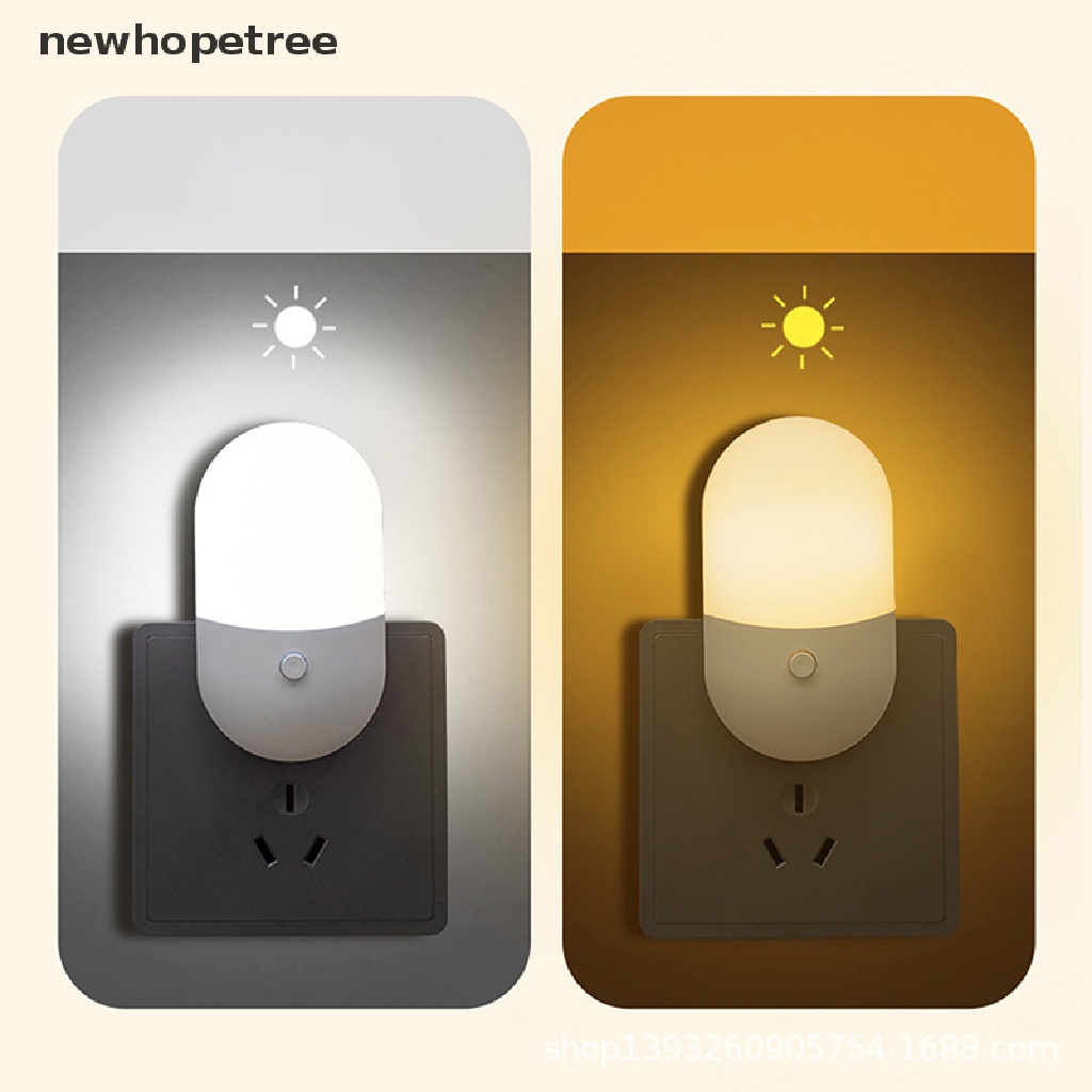 Đèn Ngủ LED Cảm Biến Ánh Sáng Trắng Ấm Áp Dành Cho Trẻ Em