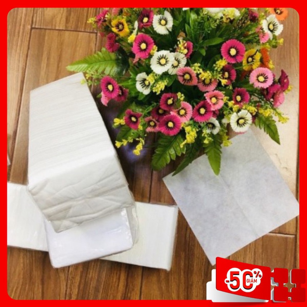 GIẤY CÂY  LAU MẶT (Cây 200 tờ LOẠI DÀY) DÙNG CHO SPA, THẪM MỸ VIỆN