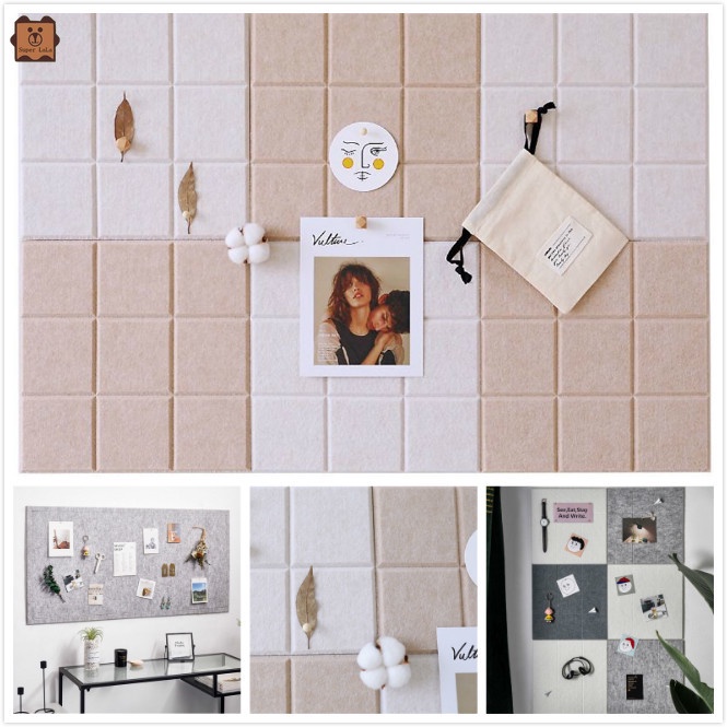 Bảng vải nỉ treo ảnh dán tường trang trí nội thất phòng