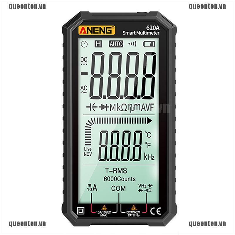 ANENG 620A Digital Smart Multimeter Testers 6000 Counts True Capacitance Meter QUVN