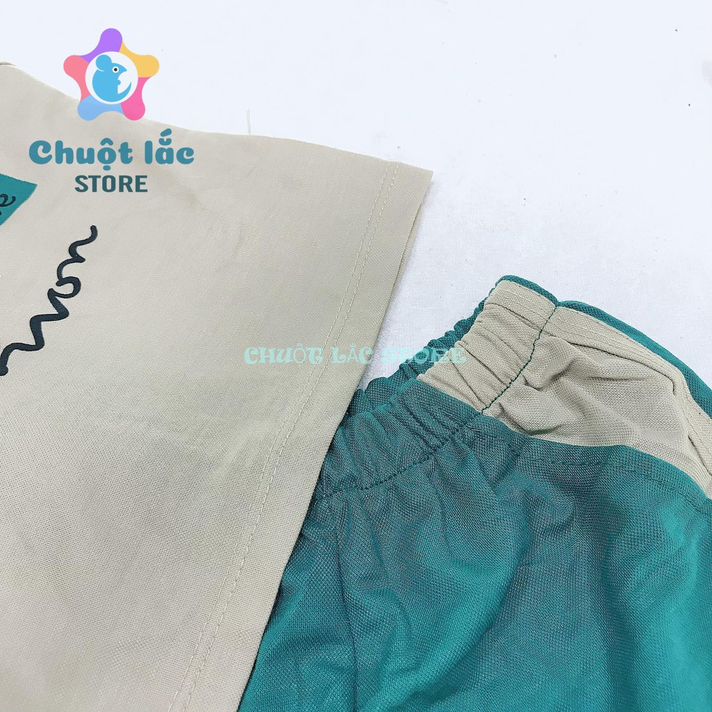 Bộ Quần Áo Bé Trai Chuột Lắc Store Chất Cotton Đũi Mát Mẻ Hình Số 8-18Kg