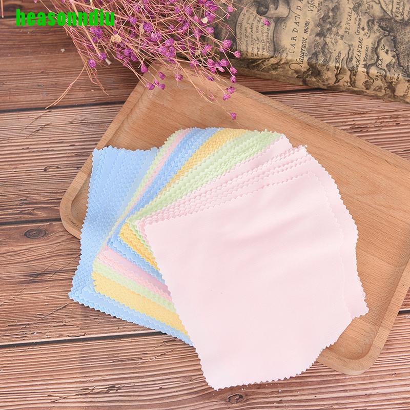 Set 10 Khăn Lau Kính / Màn Hình Điện Thoại / Ống Kính Máy Ảnh