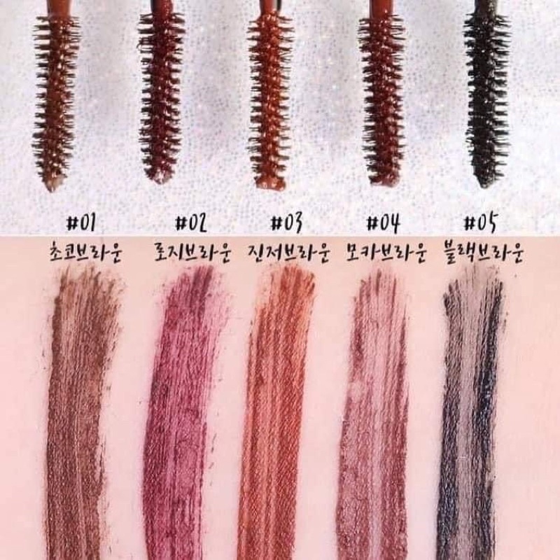 Mascara Lilybyred ap9 to pm9 Survival Colorcara dày mi dài mi chống nước