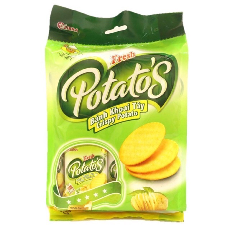 Bánh Khoai Tây Potato Crackers Túi 230G