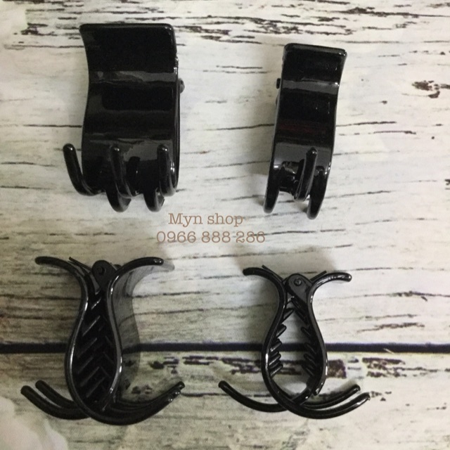 Cặp càng cua 3 và 5 răng nhựa bóng - loại 1