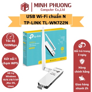 Mua Bộ chuyển đổi USB Wi-Fi Tốc độ 150Mbps TP-LINK TL-WN722N