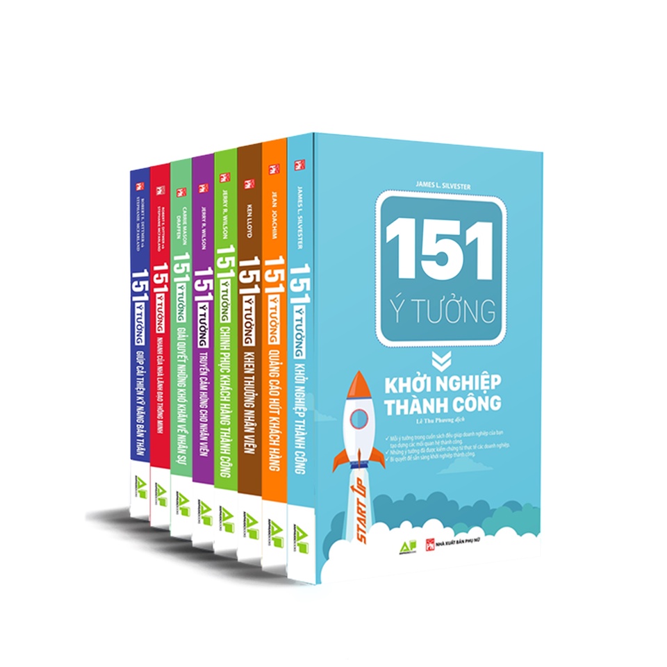 Sách - Combo 151 Ý Tưởng Đột Phá Cho Doanh Nghiệp, Đắc Nhân Tâm Gối Đầu Giường