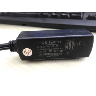Thiết bị chuyển mạch POE 48v qua 12v. LS-POE-B1210E Splitter