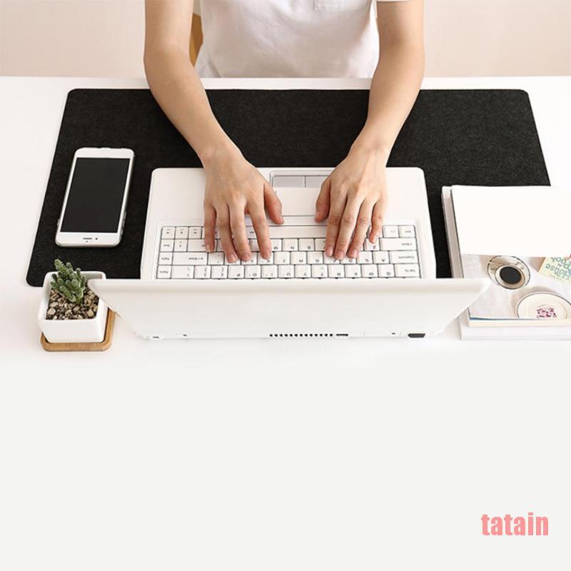 Thảm lót chuột và bàn phím máy tính cỡ lớn bằng len nỉ phong cách hiện đại