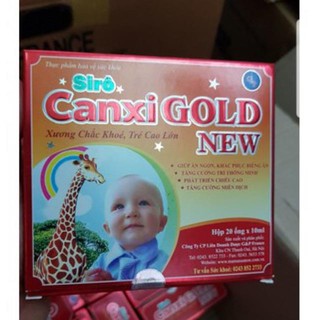 SIRO CANXI GOLD new Hỗ trợ trẻ phát triển chiều cao, hệ xương răng, hỗ trợ khắc phục tính biếng ăn